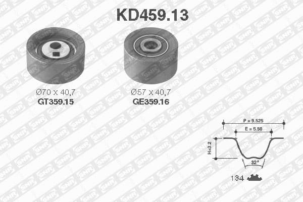 Timing Belt Kit KD459.13