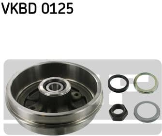 Brake Drum VKBD 0125