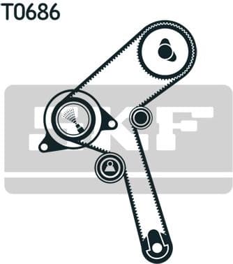 Timing Belt Kit VKMA 92519 - image 2