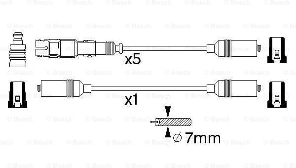 Ignition Cable Kit 0986356350 - image 5