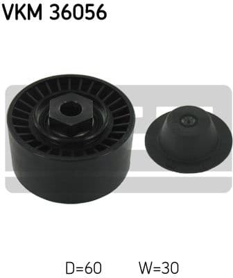 Belt Tensioner, V-ribbed belt VKM 36056