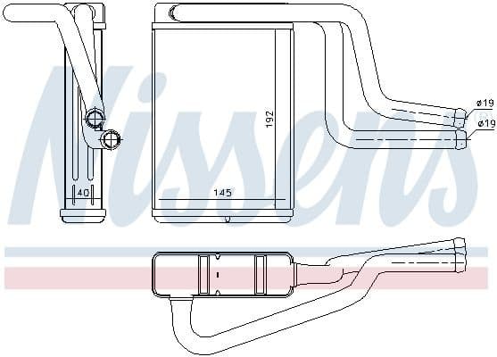 Heat Exchanger, interior heating 71744 - image 2