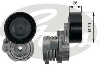 Belt Tensioner, V-ribbed belt DriveAlign™ T39148