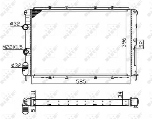Radiator, engine cooling 509503 - image 6