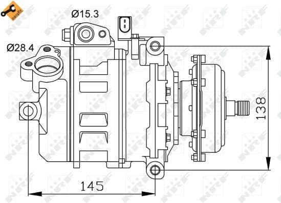 Compressor, air conditioning EASY FIT 32148