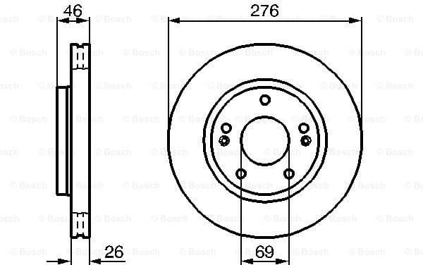 Brake Disc 0986479124 - image 5