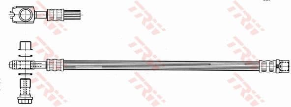 Brake Hose PHD1015 - image 2