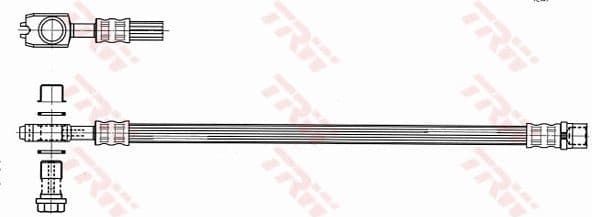 Brake Hose PHD1015 - image 3