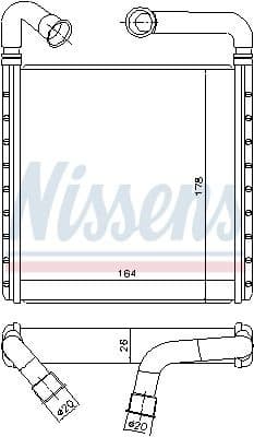 Heat Exchanger, interior heating ** FIRST FIT ** 73943