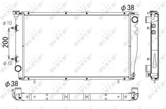Radiator, engine cooling 53326 - image 6