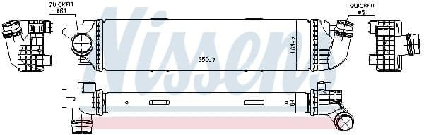Charge Air Cooler ** FIRST FIT ** 96149
