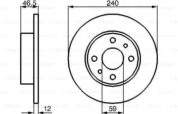 Brake Disc 0986478353 - image 2