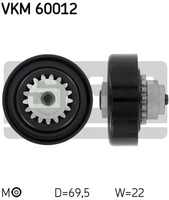 Tensioner belt VKM60012