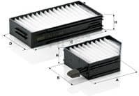 Filter, cabin air CU21002-2