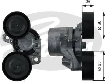 Belt Tensioner, V-ribbed belt DriveAlign™ T39198