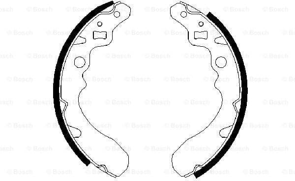 Brake Shoe Set 0986487504 - image 2