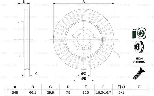 Brake Disc 0986479772 - image 7