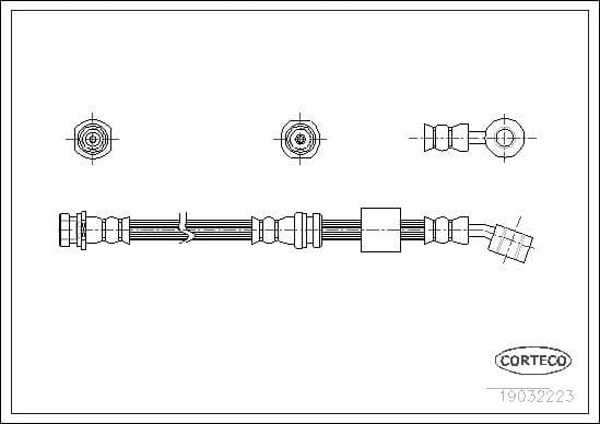Brake Hose 19032223 - image 2