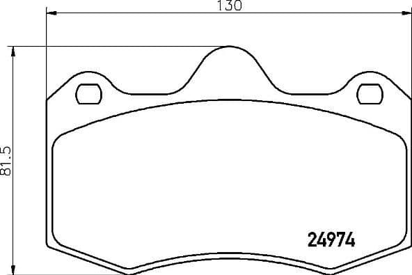 Brake Pad Set, disc brake PRIME LINE P85134