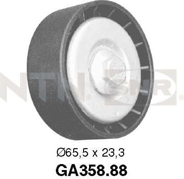 Deflection/Guide Pulley, V-ribbed belt GA358.88