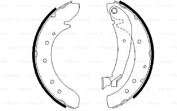 Brake Shoe Set 0986487522 - image 2