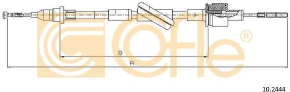 Cable Pull, clutch control 10.2444 - image 2