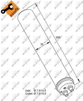 Dryer, air conditioning EASY FIT 33300