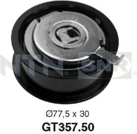 Tensioner Pulley, timing belt GT357.50