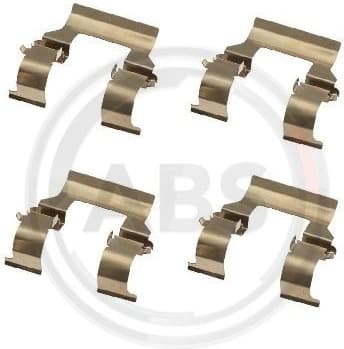 Accessory Kit, disc brake pad 1279Q