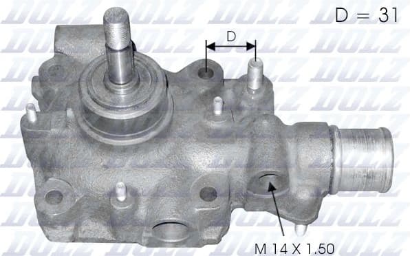 Water Pump, engine cooling B114