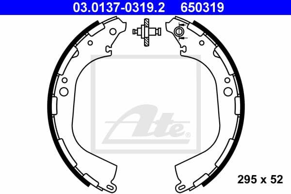 Brake Shoe Set 03.0137-0319.2