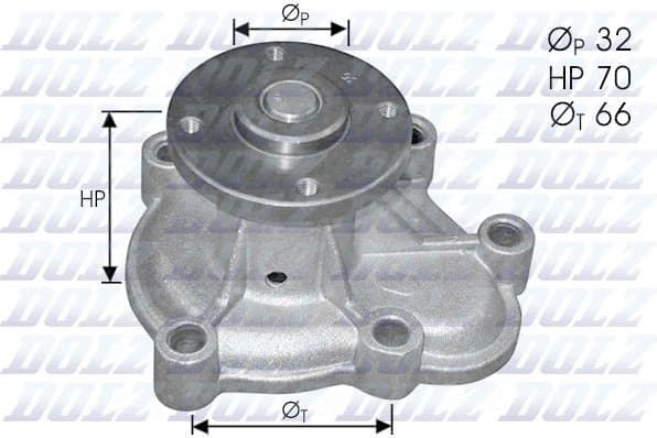 Water pump cooling system O-130