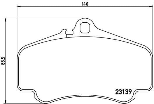 Brake Pad Set, disc brake PRIME LINE P65011