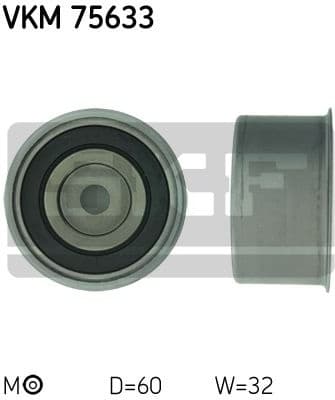 Tensioner Pulley, timing belt VKM 75633