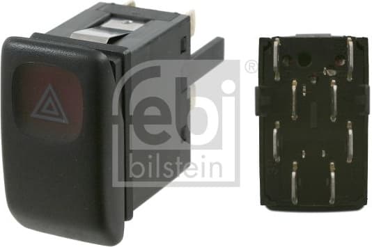 Hazard Warning Light Switch febi Plus 23400