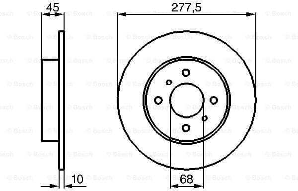 Brake Disc 0986479105