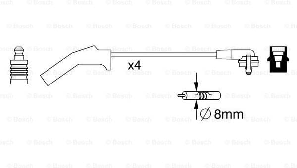 Ignition Cable Kit 0986357257 - image 5