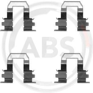 Accessory Kit, disc brake pad 1255Q