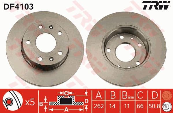 Brake Disc DF4103