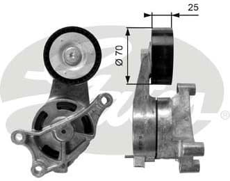 Belt Tensioner, V-ribbed belt DriveAlign™ T39084