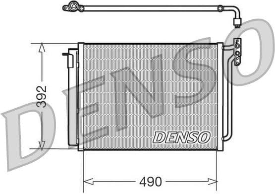 Condenser, air conditioning DCN05009 - image 2