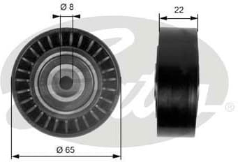 Deflection/Guide Pulley, V-ribbed belt DriveAlign™ T36258