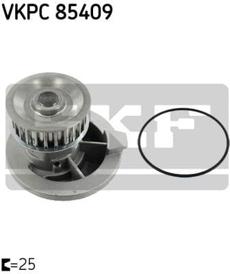 Water Pump, engine cooling Aquamax VKPC 85409
