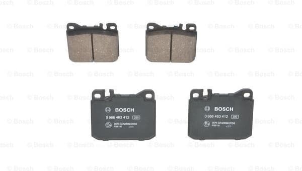 Brake Pad Set, disc brake 0986463412