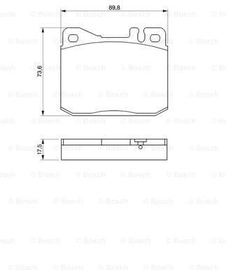 Brake Pad Set, disc brake 0986463412 - image 7