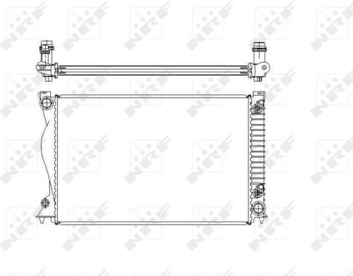 Radiator, engine cooling 58220