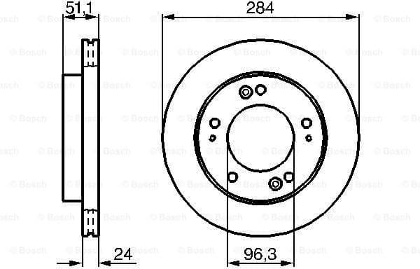 Brake Disc 0986479020 - image 2