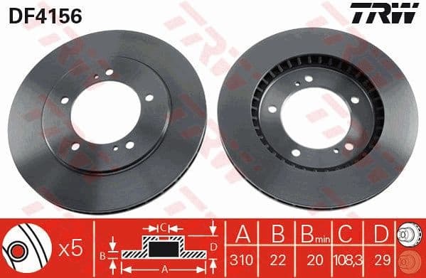 Brake Disc DF4156