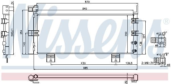 Condenser, air conditioning 940450 - image 2