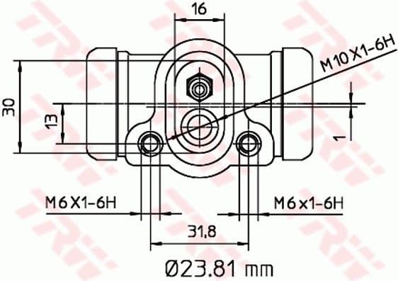 Wheel Brake Cylinder BWK103 - image 2